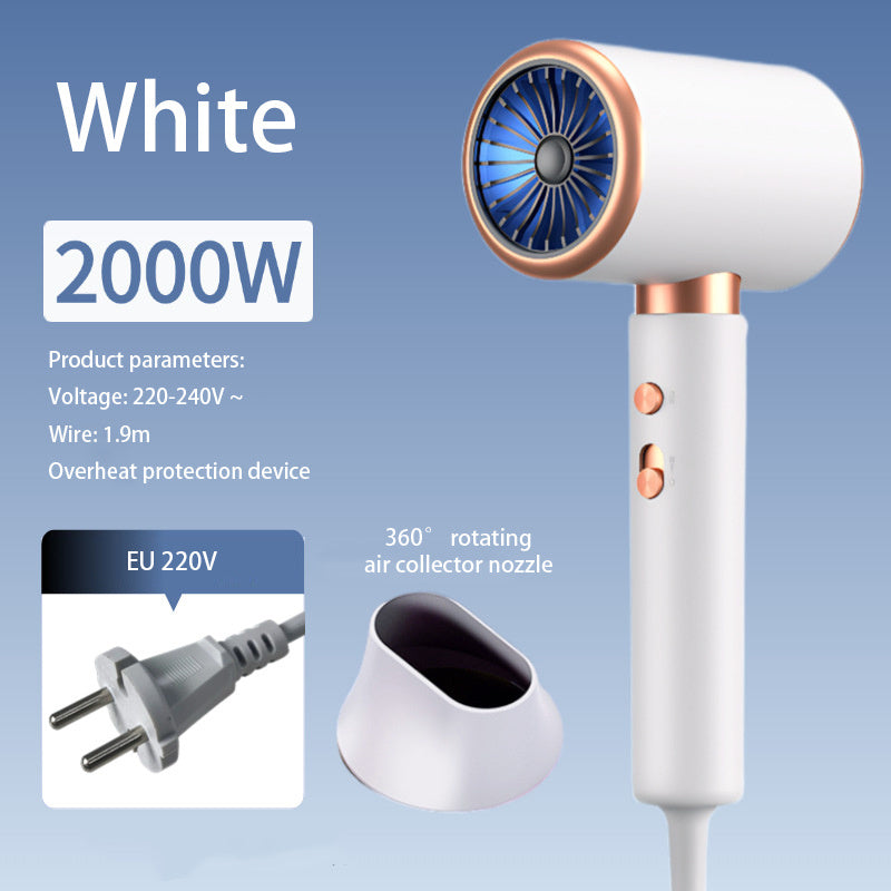 F37 2000W  Gear Professional Hair Dryer Negative Lonic Blow Dryer Hot Cold Wind Air Brush