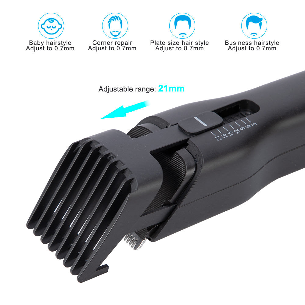 Rechargeable Buddha Head Oil Head Hair Clipper Pirate Electric Hair Clipper Hair Stylist Carving Metal Hair Clipper