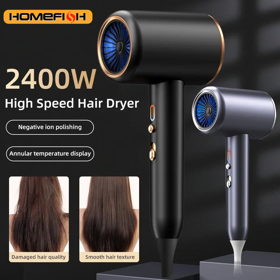 F33 Professional Hair Dryer Hot Cold Wind Air Brush Hairdryer 2400W