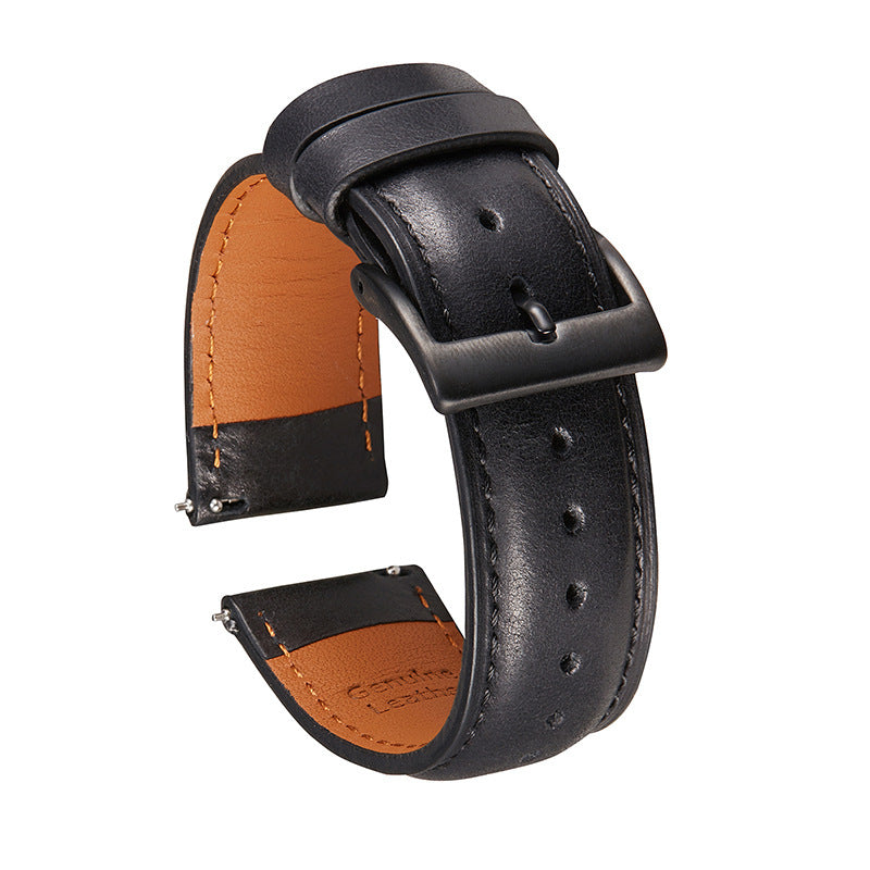 Retro Wrestling Smartwatch Quick Release Leather Strap