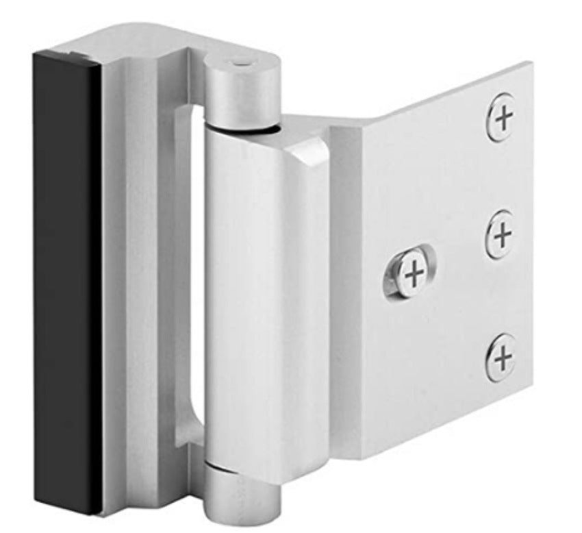 Child Safety Door Reinforced Lock With 3 Inches Stop Aluminum