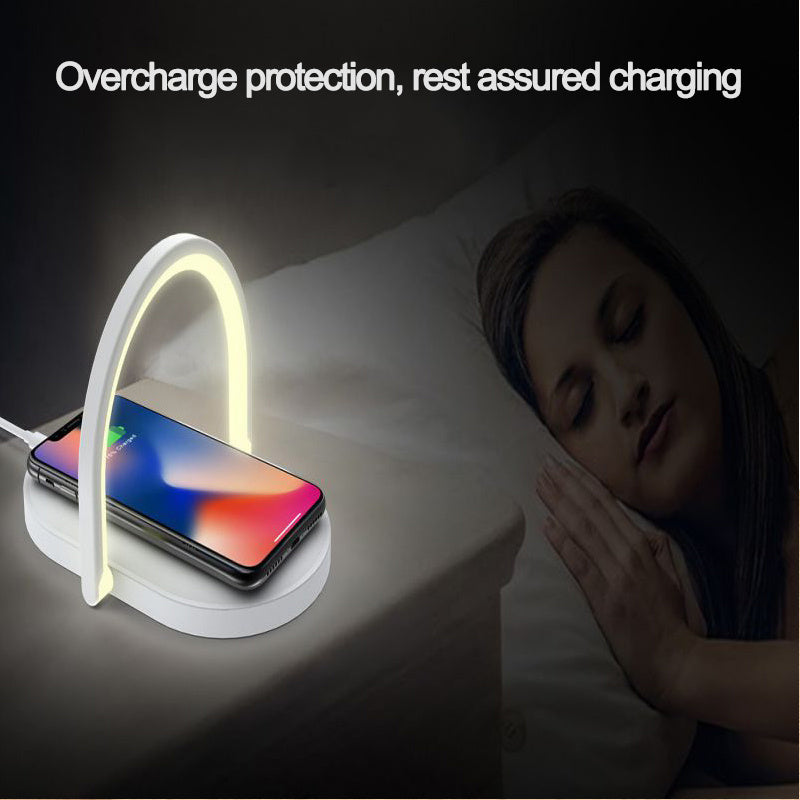 3 In 1 Foldable Wireless Charger Night Light Wireless Charging Station  15W